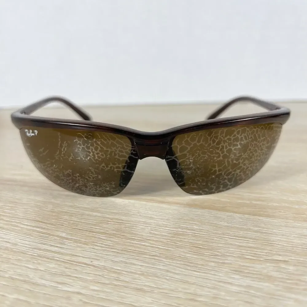 Ray-Ban RB4021 PS Sport Nylor 628/83 Sunglasses FRAMES ONLY Brown 69-11 Italy